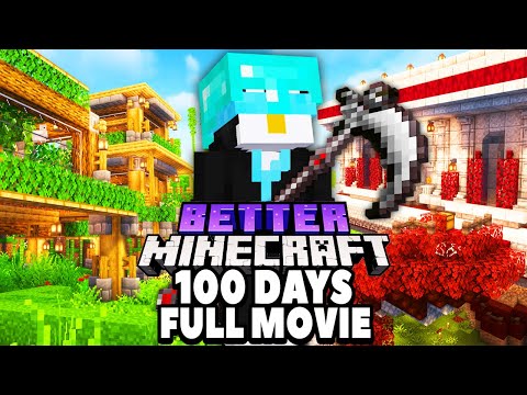 Skyes - I Survived 100 Days in BETTER Minecraft Hardcore! [FULL MOVIE]