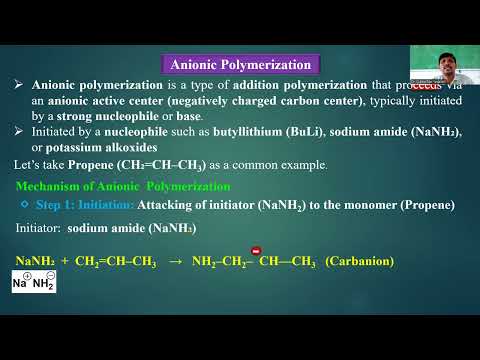 Anionic & Cationic Polymerisation — Engg. Chemistry