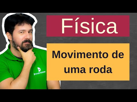 Física - Aula 42 - Movimento da roda de um carro - Cinemática vetorial