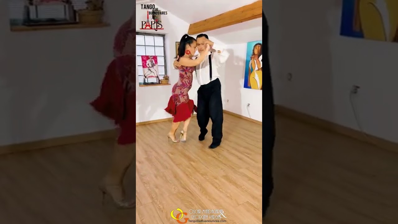#tango SACADAS GIRO #dancetango #tangodebuenosaires  Georgina Vargas Oscar Mandagaran