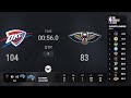 Cavs @ Magic Game 4 | #NBAplayoffs presented by Google Pixel Live Scoreboard