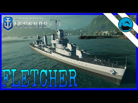 The Fletcher Joins The Battle! 127k Damage - Standard Battle | World of Warships Legends