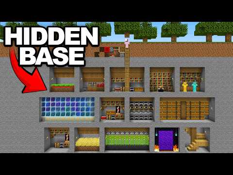 I Built The Perfect Underground Base In Minecraft Hardcore
