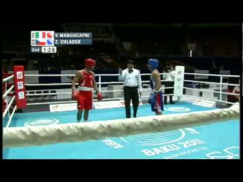 Light Welter (64kg) R16 -  Vincenzo M. (ITA) VS Chladek Zdenek (CZE) - 2011 AIBA World Champs