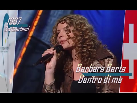 eurovision 1997 Switzerland 🇨🇭 Barbara Berta - Dentro di me ᴴᴰ