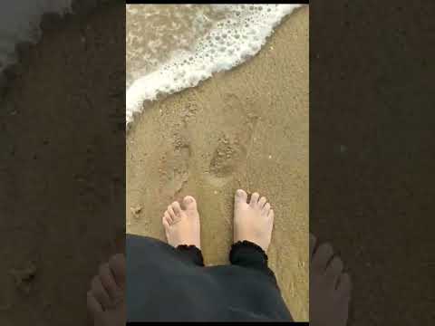 തിരമയോടപ്പം കളിച്ചു @manjeshram, hos angadi, beachside, beach view