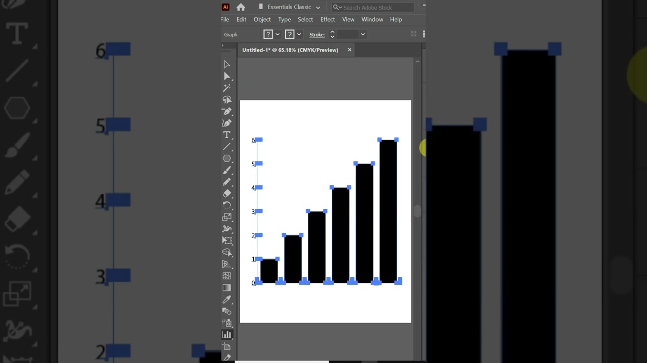 How to Create Bar Graph in Illustrator 📊 | Easy Chart Tutorial