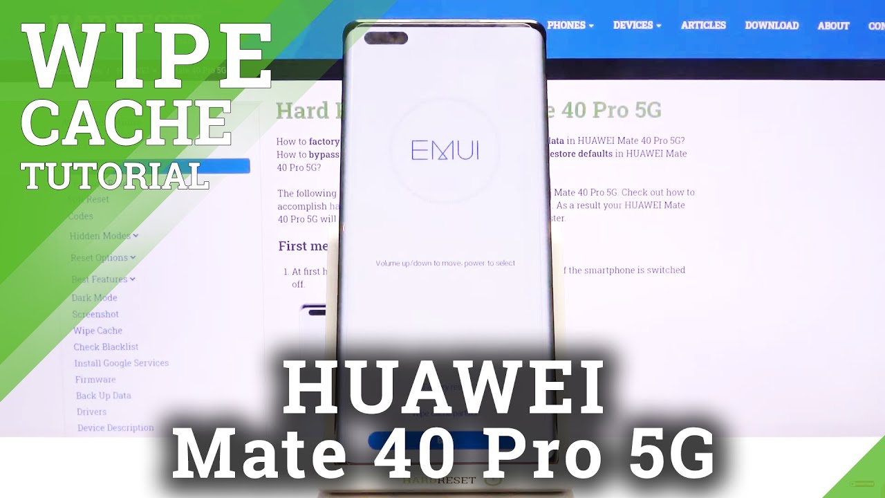 How to Wipe Cache in HUAWEI Mate 40 Pro