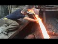 Man Puts Hand In Molten Metal