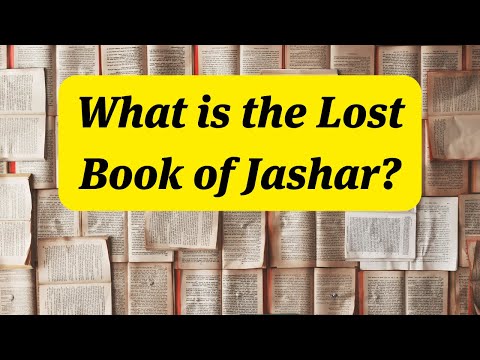 What is the Lost Book of Jashar?