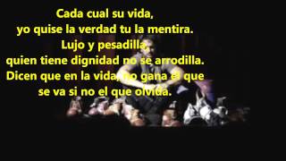 El que olvida Arjona, con letra.