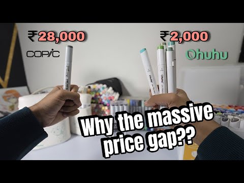 Copic vs Ohuhu Markers | Don't Be Fool By The Price.