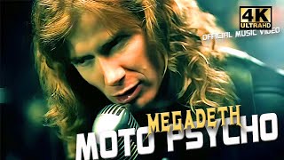 Megadeth - Moto Psycho [Official Music Video] - R Show Resize to 4K (60fps)