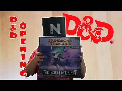 D&D Opening - Legend of Drizzt Board Game