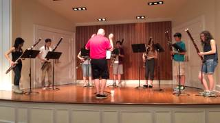New Jersey AllStar Bassoon Ensemble - Rehearsal #1 6/12/14