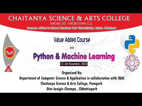 Value Added Course - Python & Machine Learning