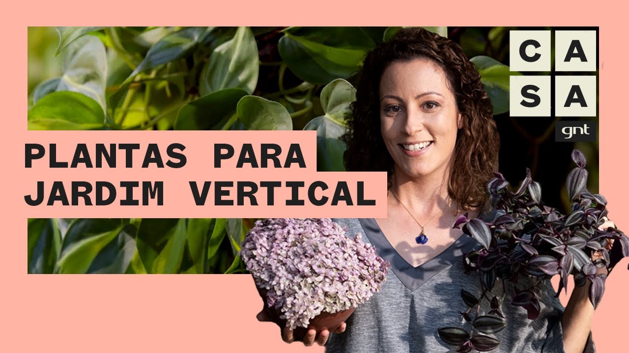 🍃 5 PLANTAS IDEAIS para o seu JARDIM VERTICAL | Plante Você Mesmo | Carol Costa