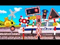 Railroad Crossing Trapped In A Magic Jar Bahnübergang