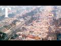 Aerial footage reveals destruction amid Los Angeles wildfire.mp4