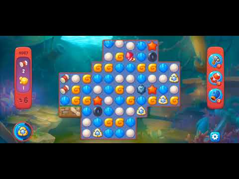 Fishdom Hard Level 9067 (with Lightning Booster) @choraelmin