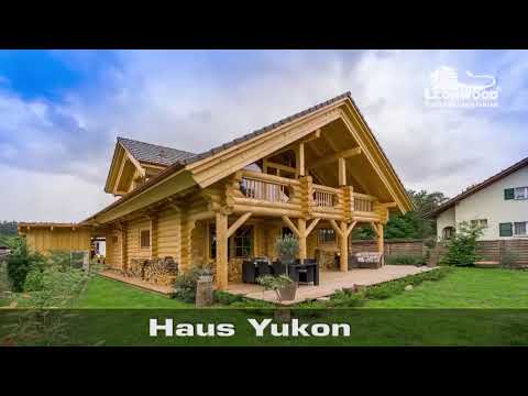 Rundstammhaus „Yukon“ von LéonWood® - ein echter Block... Blickfang!