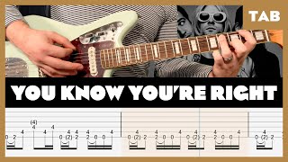 Download lagu Nirvana - You Know You're Right - Guitar Tab | Lesson | Cover | Tutorial mp3 Download lagu Nirvana - You Know You're Right - Guitar Tab | Lesson | Cover | Tutorial mp3