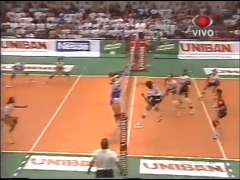 Uniban São Bernardo x Leites Nestlé - Superliga de Vôlei Feminino 1998/1999 - 1º turno (incompleto)