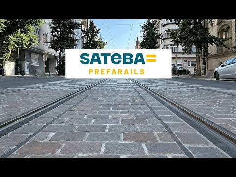 Sateba PREFARAILS modular integrated slab track
