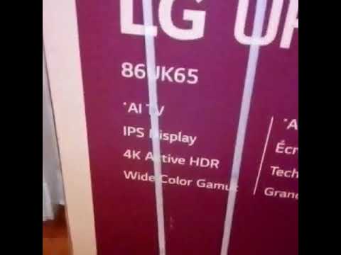 LG 86Inch 4k Super UHD Smart Tv With Google Assistant Tru Motion 240 And Tons Of Fully Loaded Featur