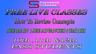 How to study | Free Online Live Classes | Mathematics | Jee Main | Jee Advanced | ISI | CMI
