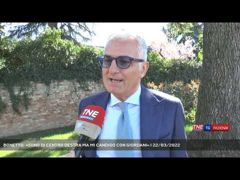 BONETTO: «SONO DI CENTRO DESTRA MA MI CANDIDO CON GIORDANI» | 22/03/2022
