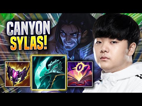 CANYON IS A MONSTER WITH SYLAS! - DK Canyon Plays Sylas JUNGLE vs Lee Sin! | Preseason 2023
