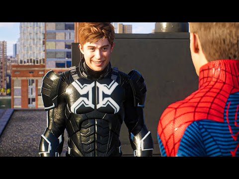 Harry Crafts His Agent Venom Suit Scene - Marvel's Spider-Man 2 PS5 2023