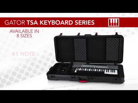 Gator GTSA-KEY88SLXL ATA TSA Series Slim XL 88-Note Keyboard Case with Wheels image 7