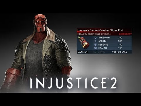 Injustice 2: First Ever Hellboy Legendary Gear Showcase (PS4)