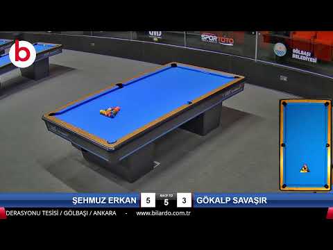 ŞEHMUZ ERKAN & GÖKALP SAVAŞIR Bilardo Maçı - 