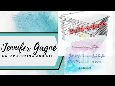 Build A Page October Wrap Up feat 30 Days of Sketches [Scrapbooking Process]