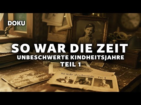 So war die Zeit - Unbeschwerte Kindheitsjahre Teil 1 (Zeitreise ,seltene Aufnahmen,Geschichte Doku)