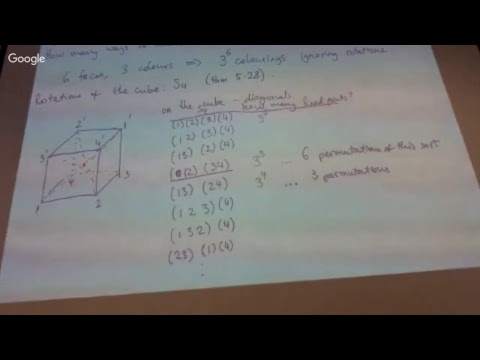 Group Theory Chapter 14.3: Applications of the orbit-counting lemma