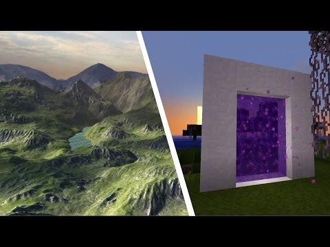 MC Naveed - Minecraft - HOW TO MAKE A PORTAL TO THE REAL WORLD!! Minecraft