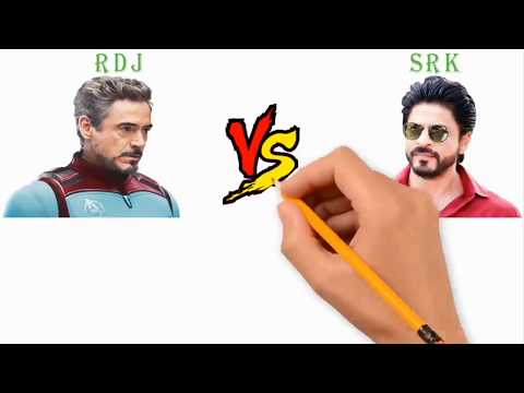 Shah Rukh Khan Vs Robert Downey Jr. (Iron Man) Comparison-Flim World