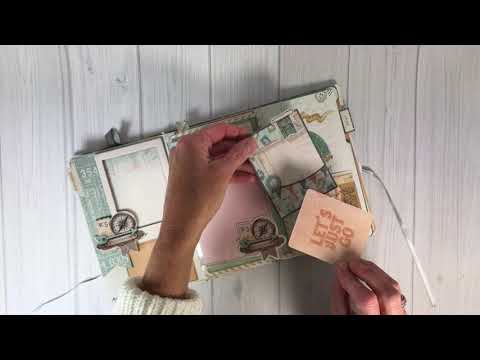 Papercrafted Folding Travel Folio!