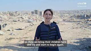 UNICEF spokesperson Tess Ingram on damage in Gaza City - State of Palestine - 2025