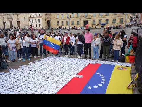 Venezuelans in Colombia call for release of political prisoners still held in home country