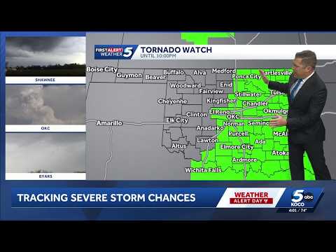 Tracking Oklahoma Storms: Live team coverage amid tornado risk