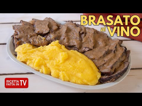 BRASATO AL VINO di Benedetta Rossi 🍖 Ricetta TV Fatto in Casa per Voi