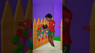 Download lagu Scary Teacher Nick and Ronaldo Where did all the blankets go? #sanjubaba​ #scaryteacher​ #caketrain mp3