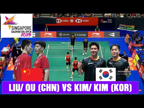 Singapore open 2023/ Liu-Ou (CHN) vs Kim/Kim (KOR) | R32