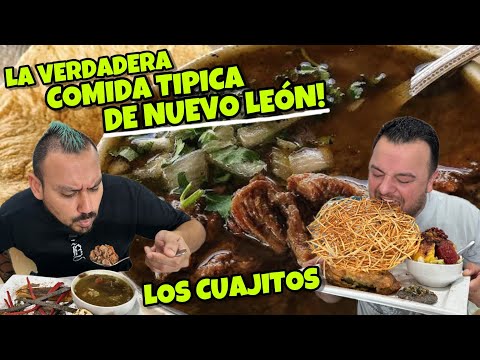 Probando Cuajitos de Cadereyta Nuevo Leon Comida de Rancho