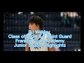 BJ Wesley - 2024 PG Recruit - Junior Season Highlights